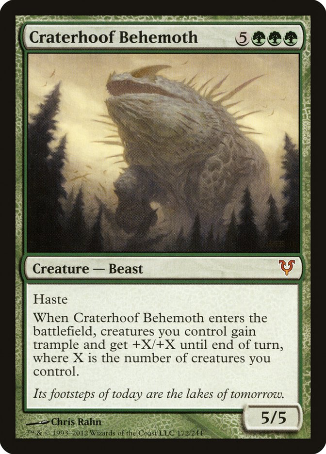 Craterhoof Behemoth [Avacyn Restored] | Yard's Games Ltd