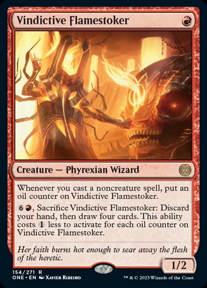 Vindictive Flamestoker [Phyrexia: All Will Be One] | Yard's Games Ltd