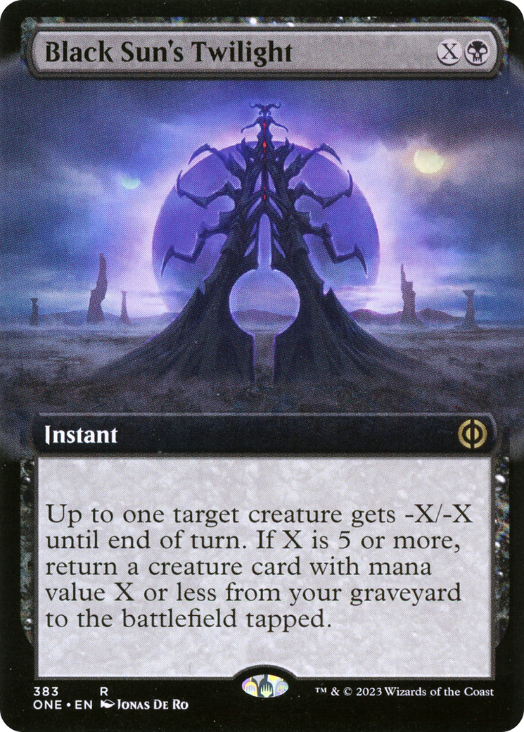 Black Sun's Twilight (Extended Art) [Phyrexia: All Will Be One] | Yard's Games Ltd