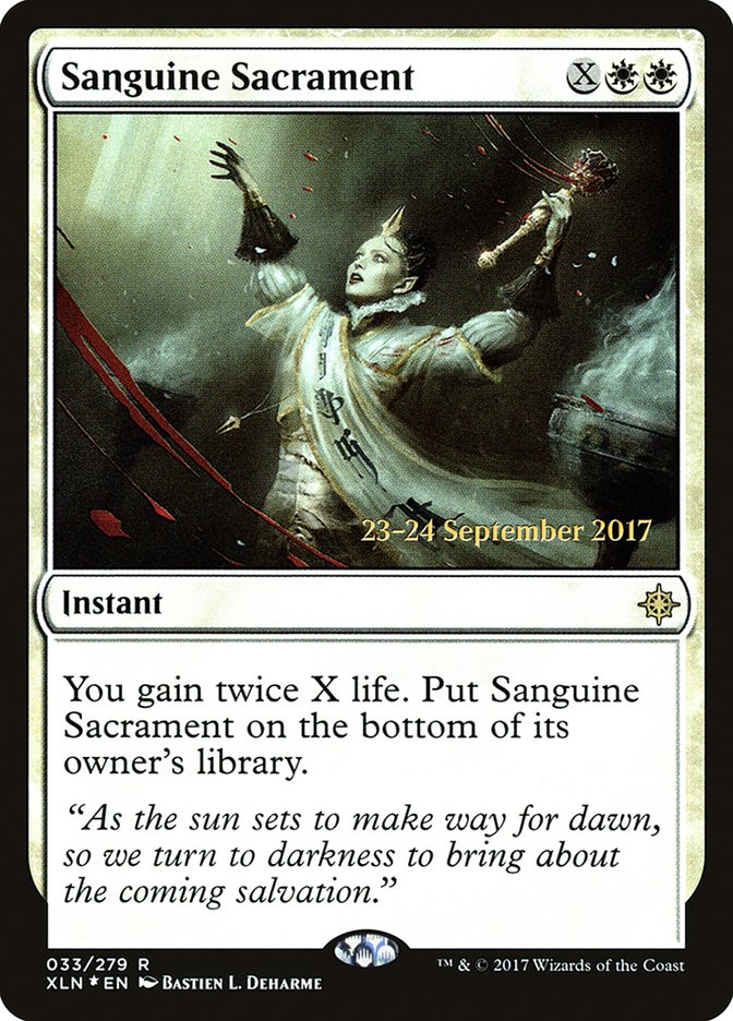 Sanguine Sacrament [Ixalan Prerelease Promos] | Yard's Games Ltd