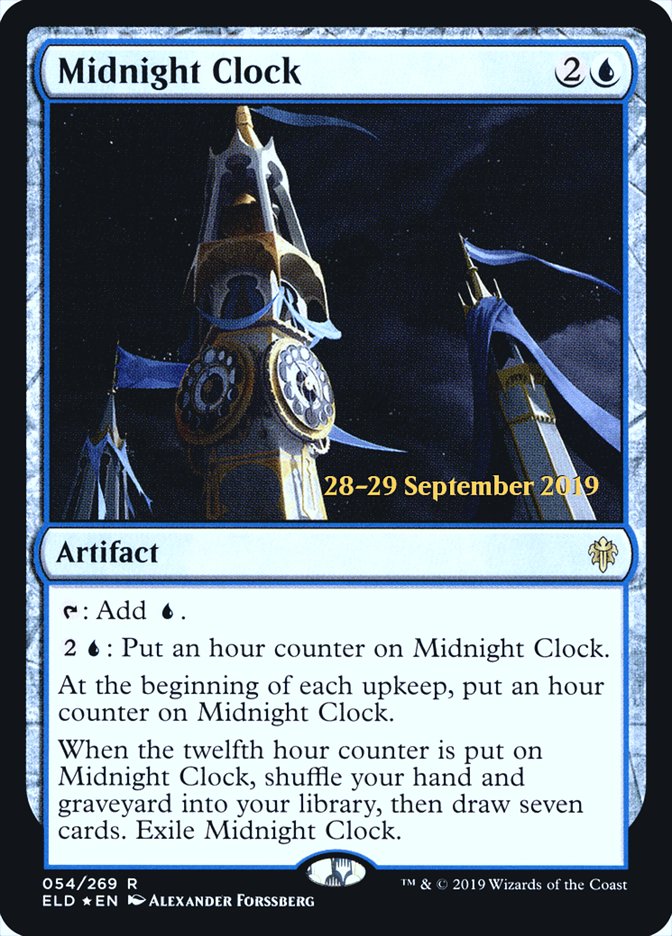 Midnight Clock [Throne of Eldraine Prerelease Promos] | Yard's Games Ltd