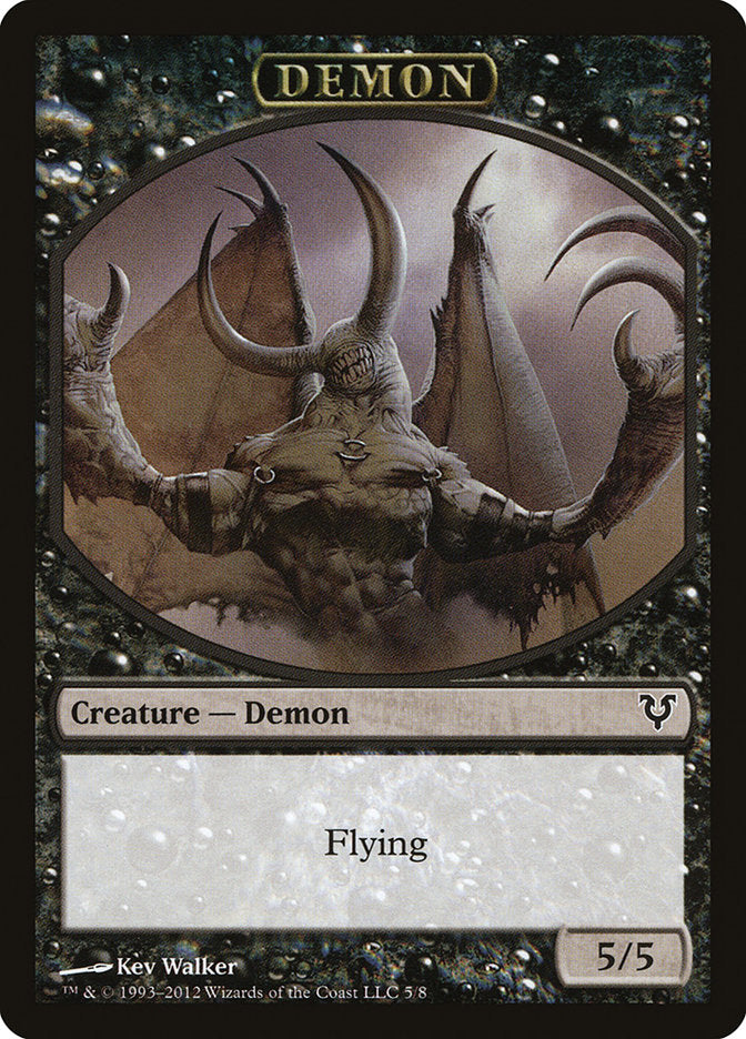 Demon Token [Avacyn Restored Tokens] | Yard's Games Ltd