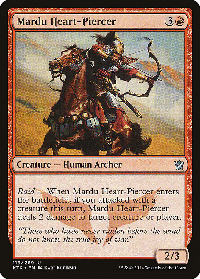 Mardu Heart-Piercer [Khans of Tarkir] | Yard's Games Ltd