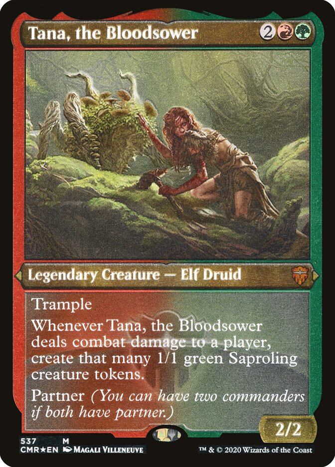 Tana, the Bloodsower (Etched) [Commander Legends] | Yard's Games Ltd