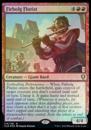 Firbolg Flutist [Commander Legends: Battle for Baldur's Gate Prerelease Promos] | Yard's Games Ltd