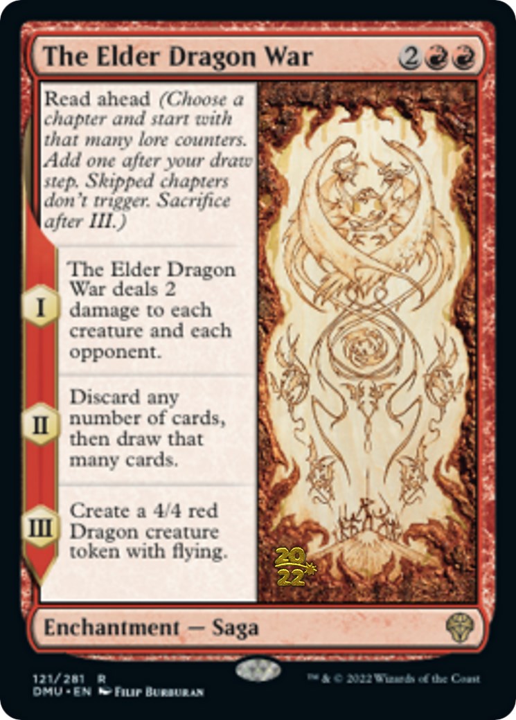 The Elder Dragon War [Dominaria United Prerelease Promos] | Yard's Games Ltd