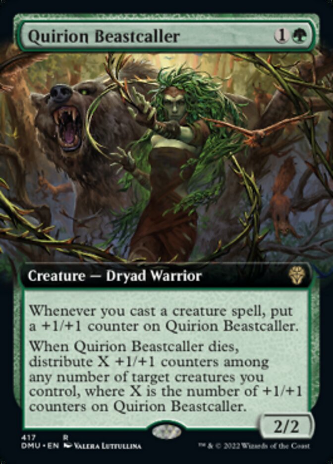 Quirion Beastcaller (Extended Art) [Dominaria United] | Yard's Games Ltd