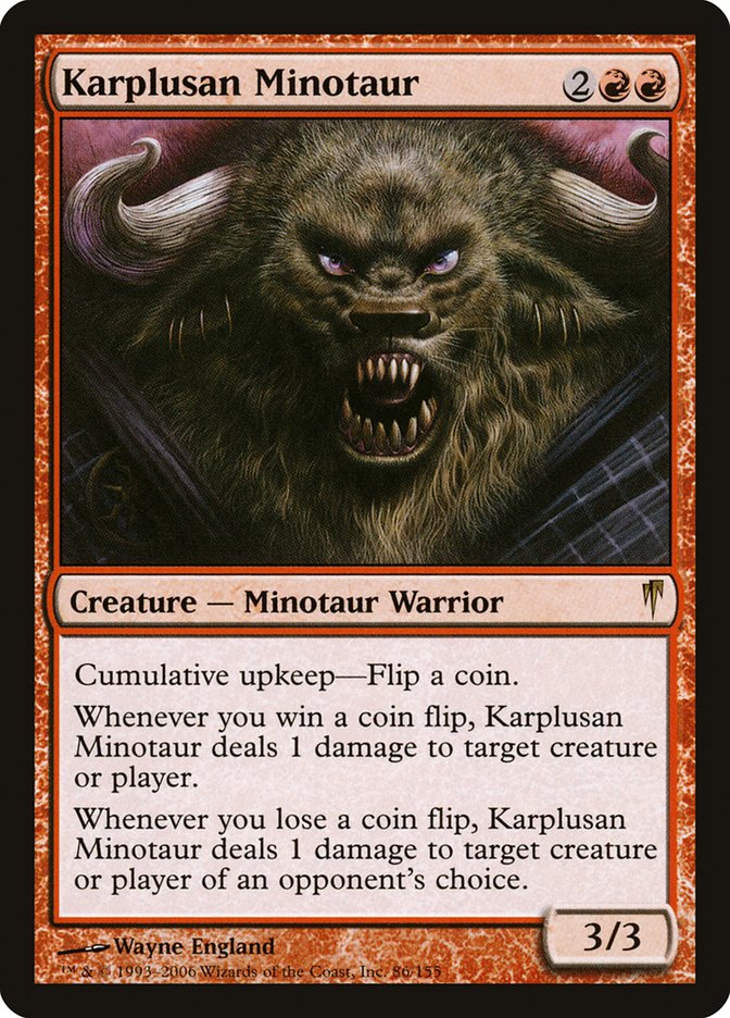 Karplusan Minotaur [Coldsnap] | Yard's Games Ltd