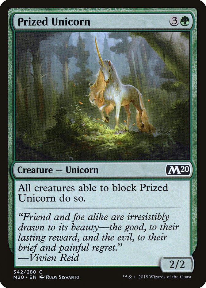 Prized Unicorn [Core Set 2020] | Yard's Games Ltd