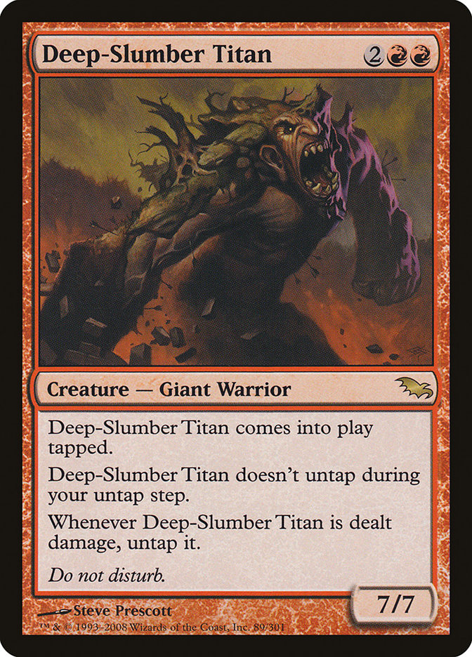 Deep-Slumber Titan [Shadowmoor] | Yard's Games Ltd