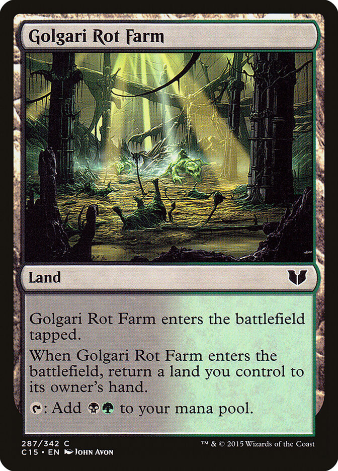 Golgari Rot Farm [Commander 2015] | Yard's Games Ltd