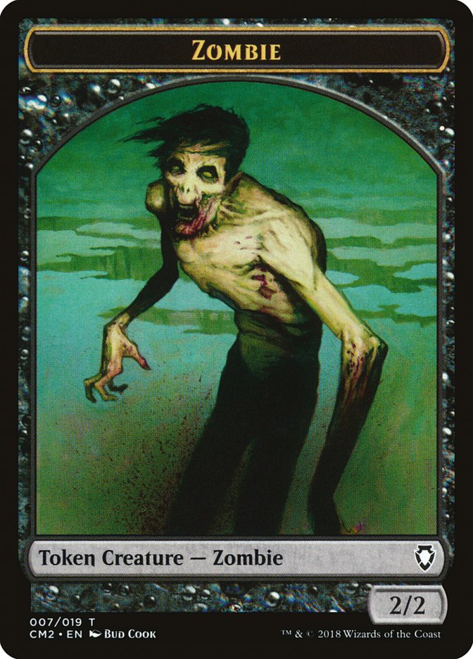 Zombie Token [Commander Anthology Volume II Tokens] | Yard's Games Ltd