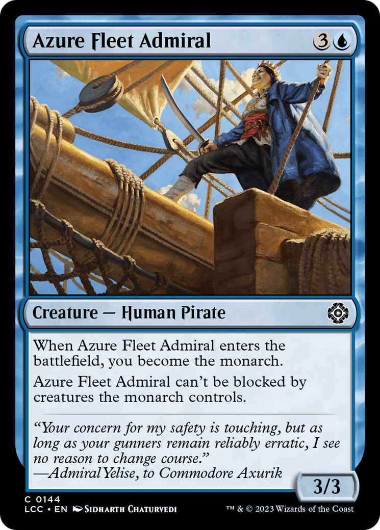 Azure Fleet Admiral [The Lost Caverns of Ixalan Commander] | Yard's Games Ltd