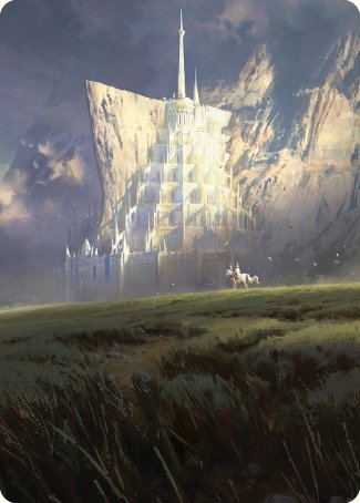 Minas Tirith Art Card [The Lord of the Rings: Tales of Middle-earth Art Series] | Yard's Games Ltd