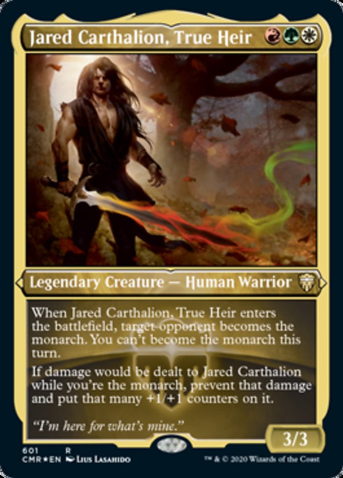 Jared Carthalion, True Heir (Etched) [Commander Legends] | Yard's Games Ltd