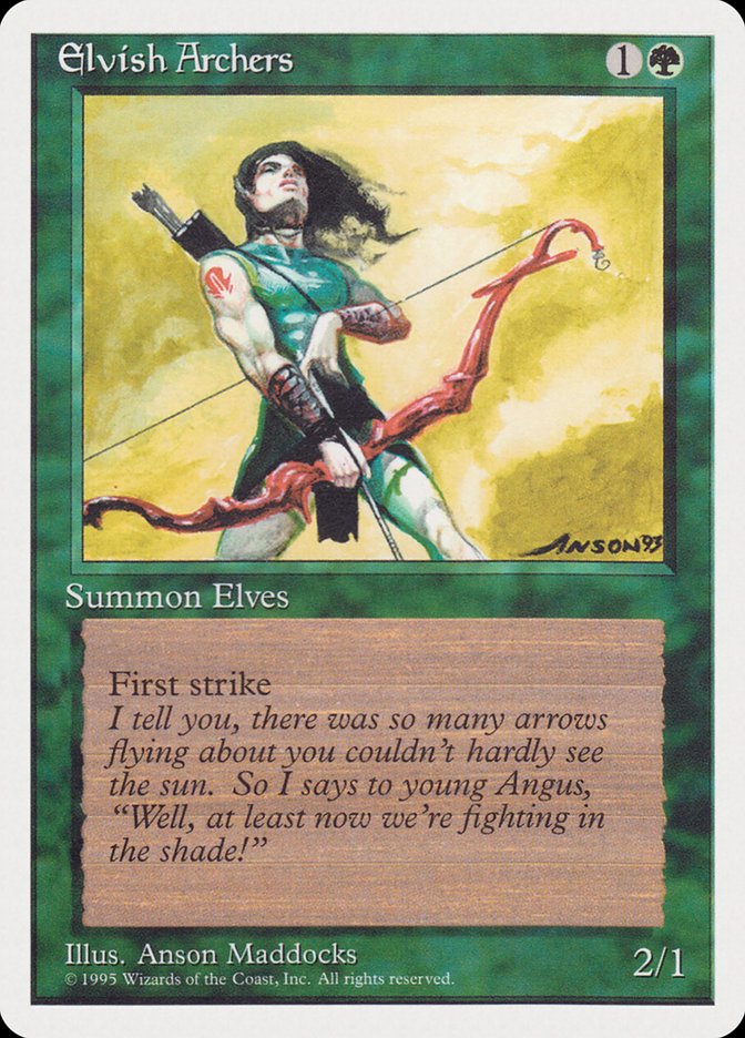 Elvish Archers [Rivals Quick Start Set] | Yard's Games Ltd