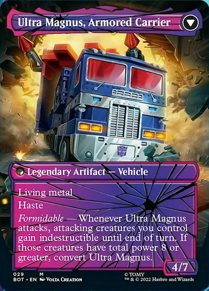 Ultra Magnus, Tactician // Ultra Magnus, Armored Carrier (Shattered Glass) [Transformers] | Yard's Games Ltd