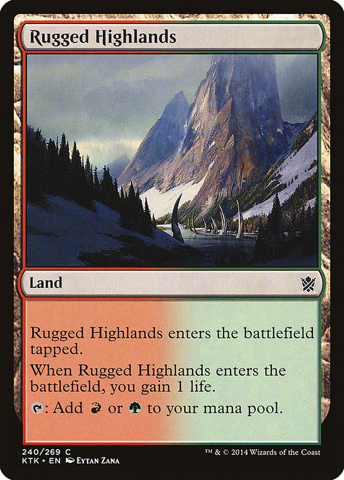 Rugged Highlands [Khans of Tarkir] | Yard's Games Ltd