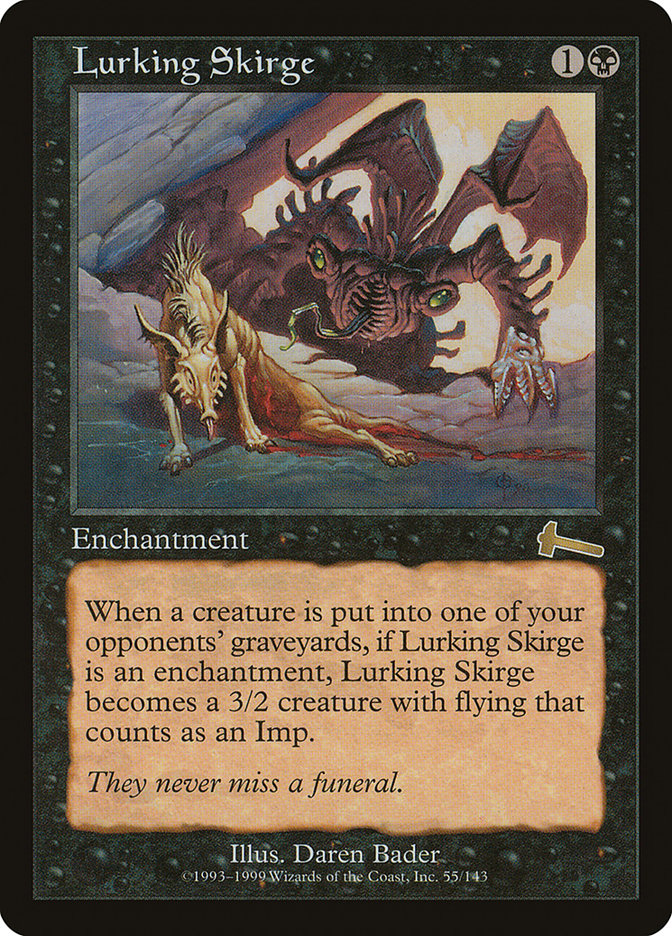 Lurking Skirge [Urza's Legacy] | Yard's Games Ltd