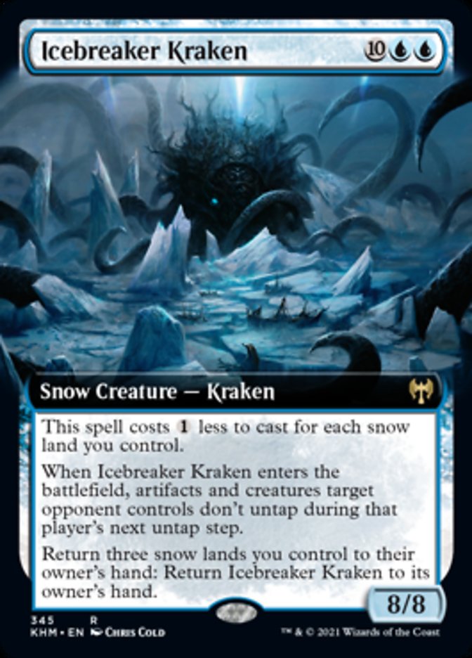 Icebreaker Kraken (Extended Art) [Kaldheim] | Yard's Games Ltd