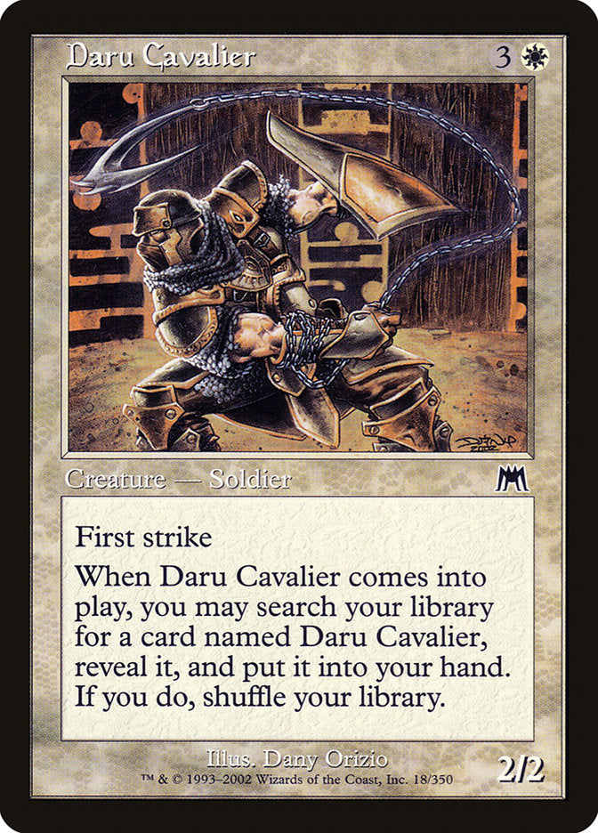 Daru Cavalier [Onslaught] | Yard's Games Ltd