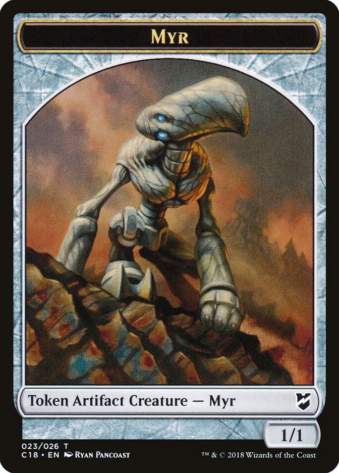 Myr Token (023/026) [Commander 2018 Tokens] | Yard's Games Ltd