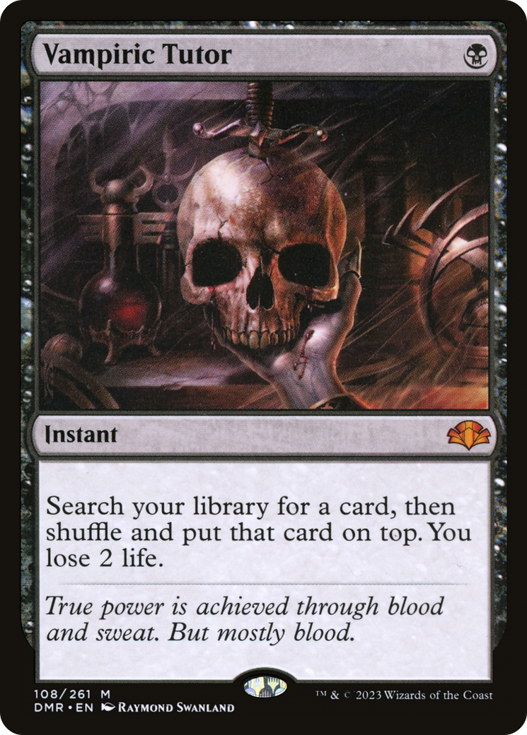 Vampiric Tutor [Dominaria Remastered] | Yard's Games Ltd