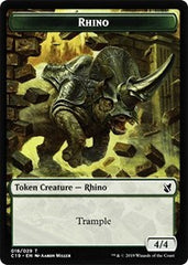 Rhino // Egg Double-Sided Token [Commander 2019 Tokens] | Yard's Games Ltd