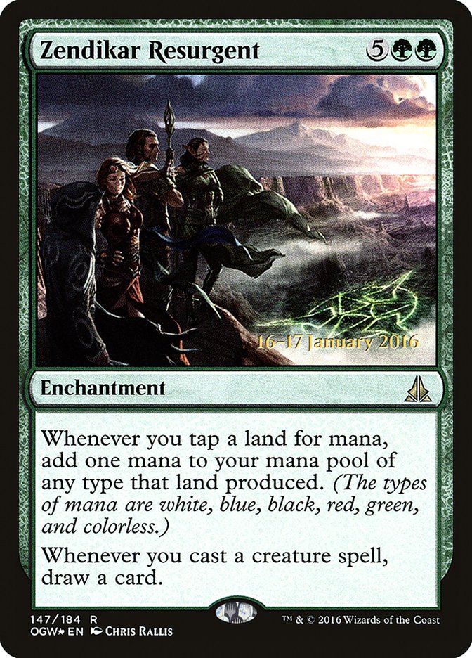 Zendikar Resurgent [Oath of the Gatewatch Prerelease Promos] | Yard's Games Ltd