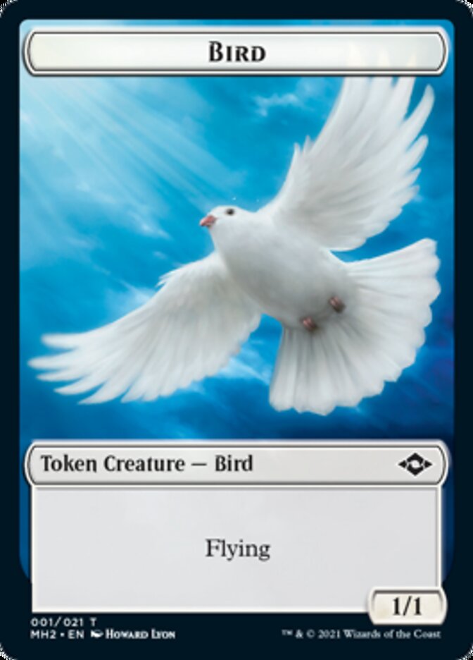 Bird // Treasure (21) Double-Sided Token [Modern Horizons 2 Tokens] | Yard's Games Ltd