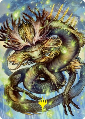 Kura, the Boundless Sky Art Card (Gold-Stamped Signature) [Kamigawa: Neon Dynasty Art Series] | Yard's Games Ltd