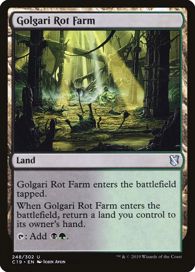 Golgari Rot Farm [Commander 2019] | Yard's Games Ltd