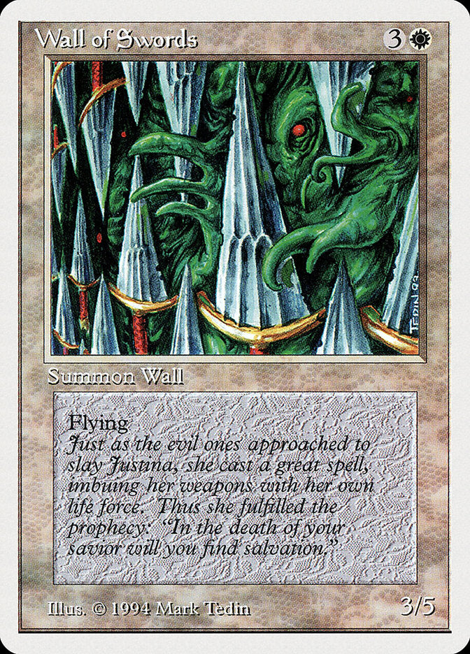 Wall of Swords [Summer Magic / Edgar] | Yard's Games Ltd