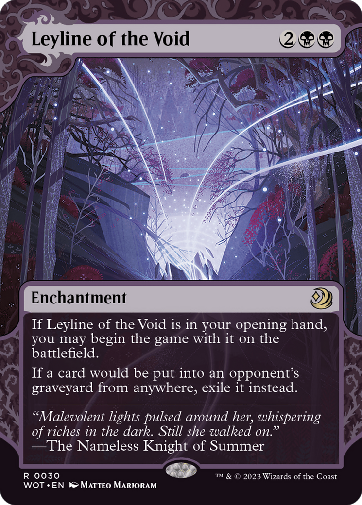 Leyline of the Void [Wilds of Eldraine: Enchanting Tales] | Yard's Games Ltd