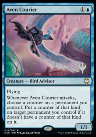 Aven Courier (Promo Pack) [Streets of New Capenna Commander Promos] | Yard's Games Ltd