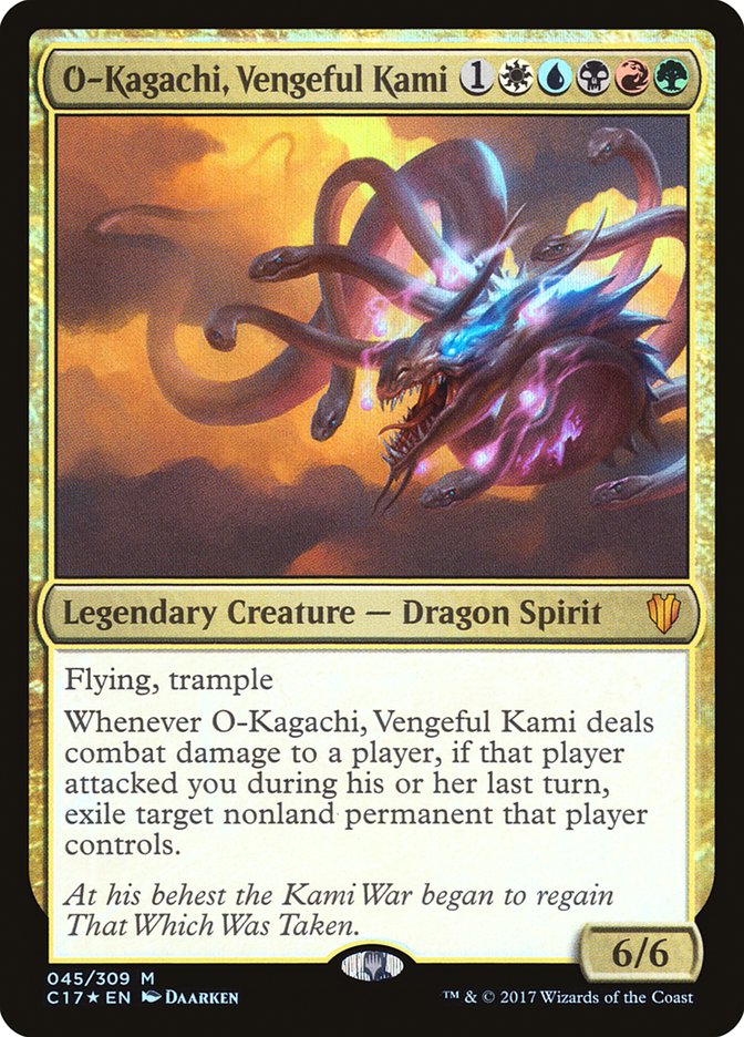 O-Kagachi, Vengeful Kami [Commander 2017] | Yard's Games Ltd