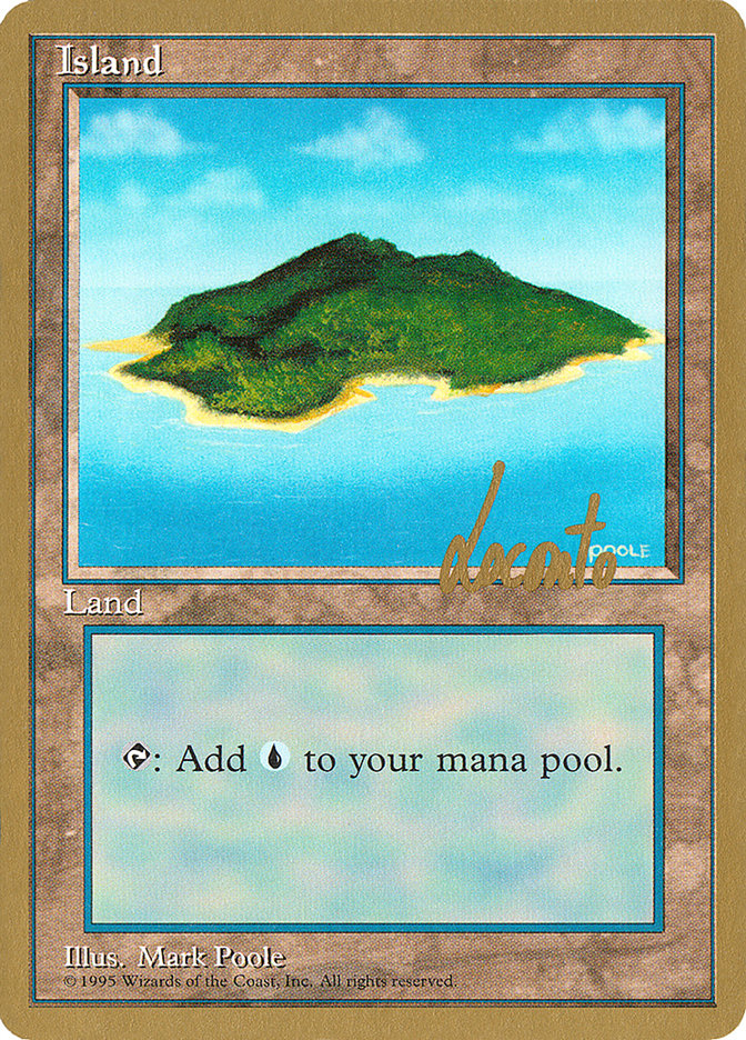 Island (ml367) (Michael Loconto) [Pro Tour Collector Set] | Yard's Games Ltd