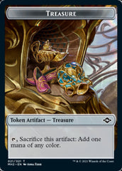 Thopter // Treasure (21) Double-Sided Token [Modern Horizons 2 Tokens] | Yard's Games Ltd