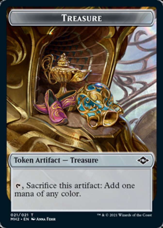 Treasure Token (21) [Modern Horizons 2 Tokens] | Yard's Games Ltd