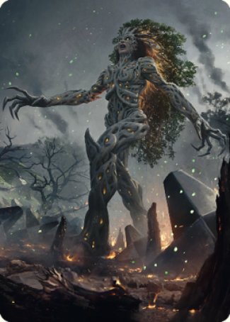 Titania, Gaea Incarnate Art Card [The Brothers' War Art Series] | Yard's Games Ltd