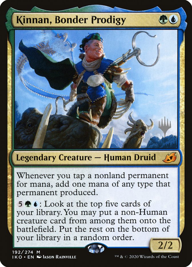 Kinnan, Bonder Prodigy (Promo Pack) [Ikoria: Lair of Behemoths Promos] | Yard's Games Ltd