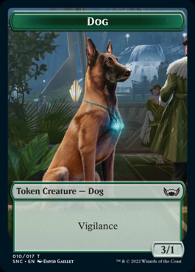 Dog Token [Streets of New Capenna Tokens] | Yard's Games Ltd