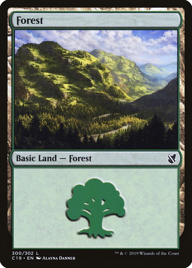 Forest (300) [Commander 2019] | Yard's Games Ltd