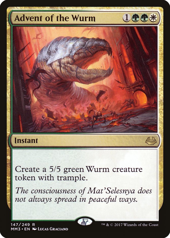 Advent of the Wurm [Modern Masters 2017] | Yard's Games Ltd