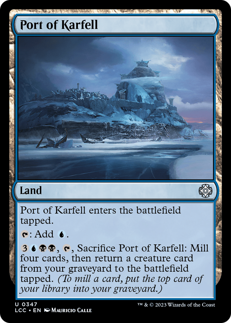 Port of Karfell [The Lost Caverns of Ixalan Commander] | Yard's Games Ltd