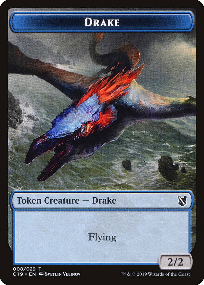 Drake Token [Commander 2019 Tokens] | Yard's Games Ltd