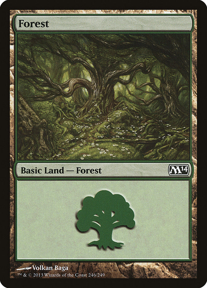 Forest (246) [Magic 2014] | Yard's Games Ltd