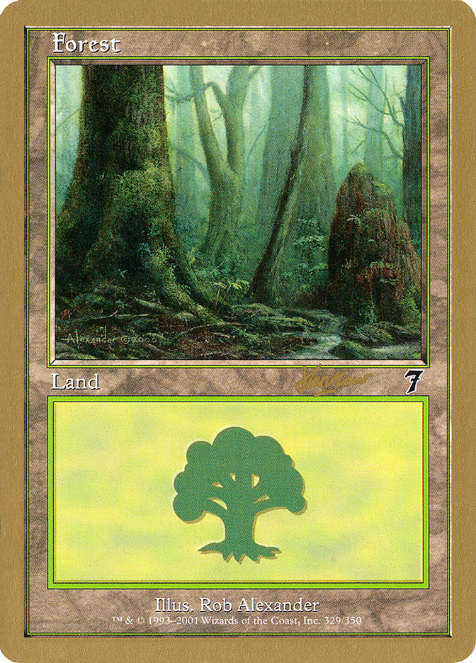 Forest (329) (Sim Han How) [World Championship Decks 2002] | Yard's Games Ltd