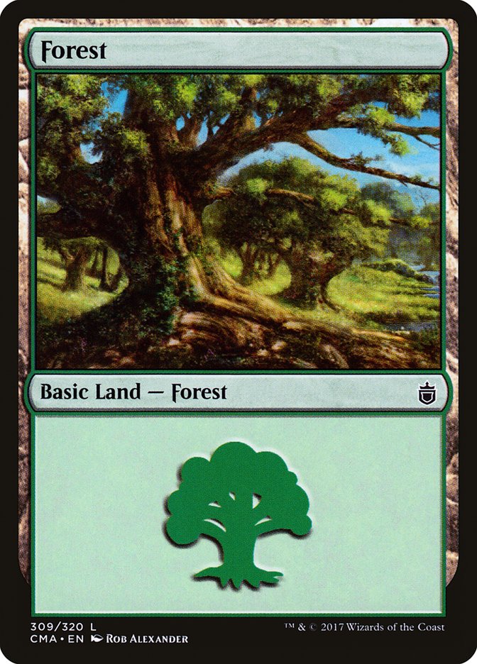 Forest (309) [Commander Anthology] | Yard's Games Ltd