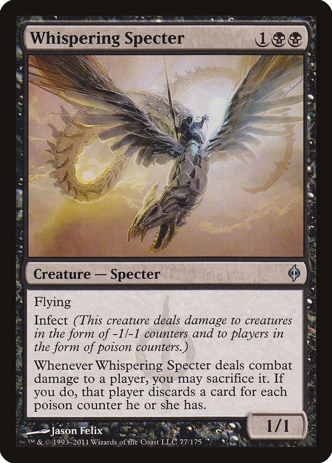 Whispering Specter [New Phyrexia] | Yard's Games Ltd